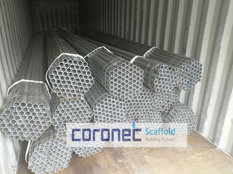 En39 Standard Scaffolding Galvanized Pipes Scaffold for Tube-Clamp Scaffolding System From China
