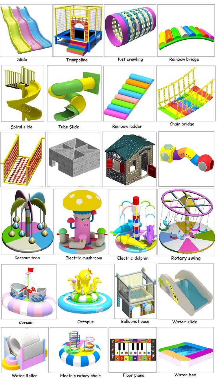 Custom Design Amusement Park Indoor Soft Play Equipment for Sale