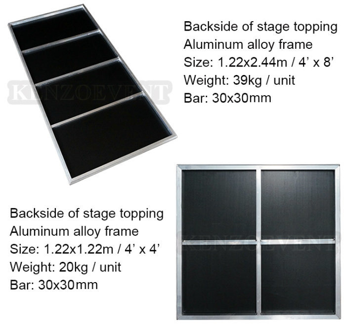 Outdoor Used Aluminum Portable Wooden Stage Floor for Sale