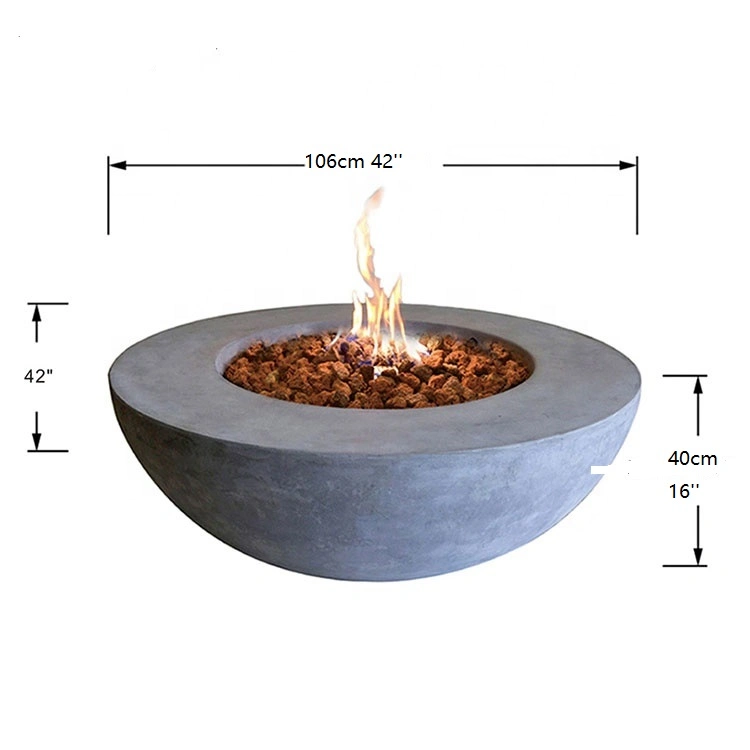 New Design Fire Bowl Corten Steel Fire Pit with Stainless Steel Grill