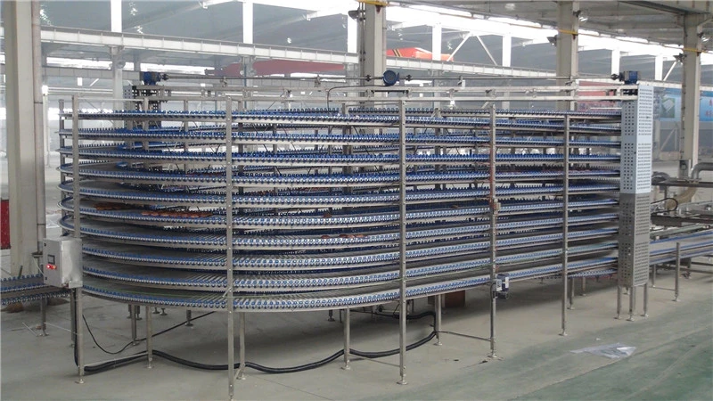 Industrial Bakery Bread Spiral Cooling Tower Conveyor Machine for Food Baking