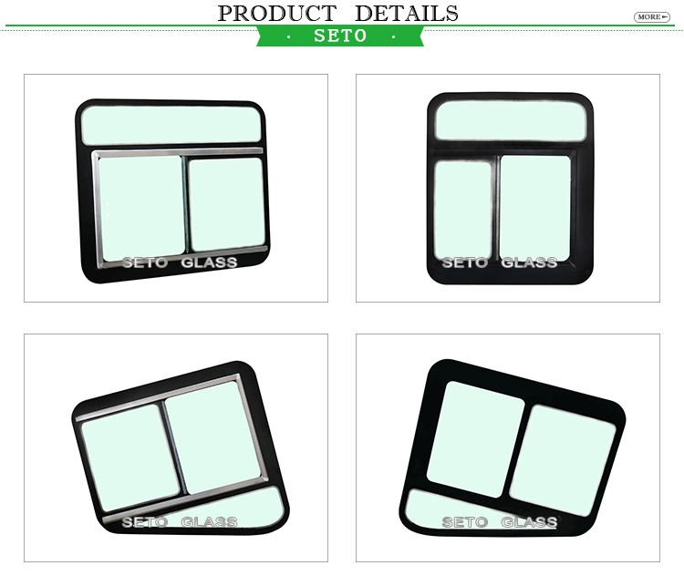 Japanese Auto Glass Windshield Glass Higer Bus Front Windshield