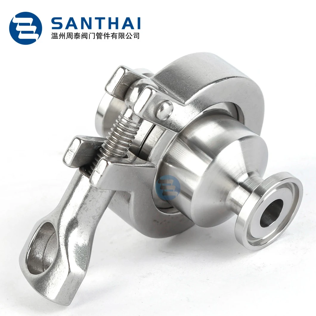 Stainless Steel 304 316L Sanitary Welded/Clamp/Thread Check Valve