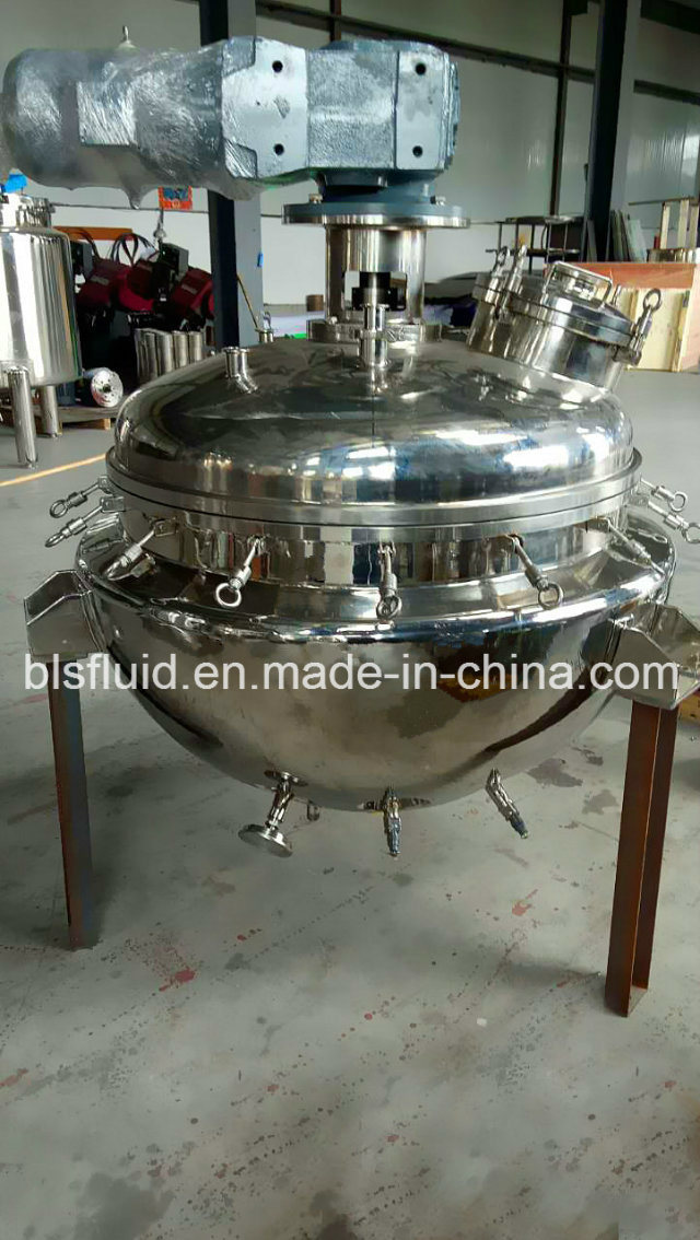 500 Liter Steam Jacketed Cooking Kettle with Pressure