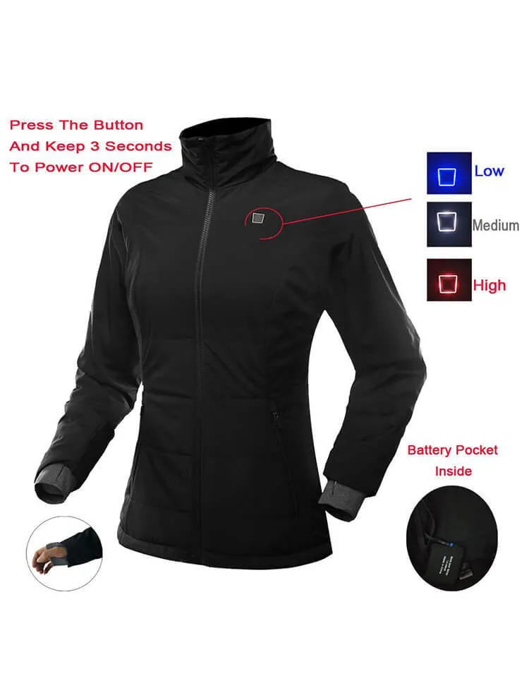Battery Electric Heated Jacket Safe Voltage Heating Cotton Coat Th22096