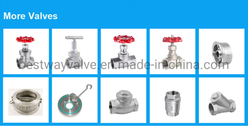 1000wog 304 316 Threaded 1PC Stainless Steel Water Ball Valve