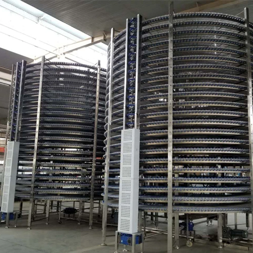Bakery Factory Industrial Spiral Cooling Tower Conveyor Machine for Cooler Bread Baking