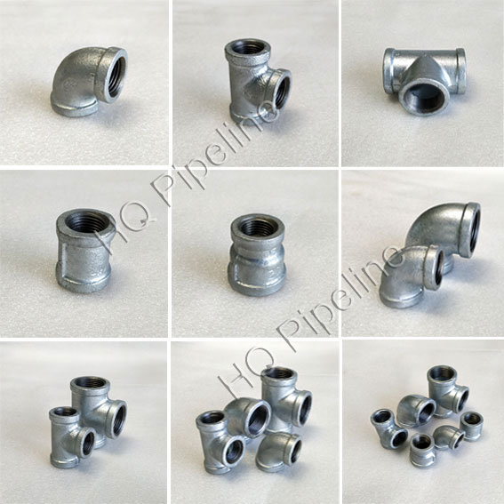 Banded Gi Cast Iron Elbow Malleable Iron Pipe Fittings