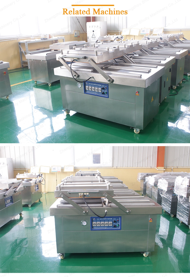 Single Chamber Vacuum Wrapping Thermoforming Machine Vacuum Packing Machine for Food Commercial