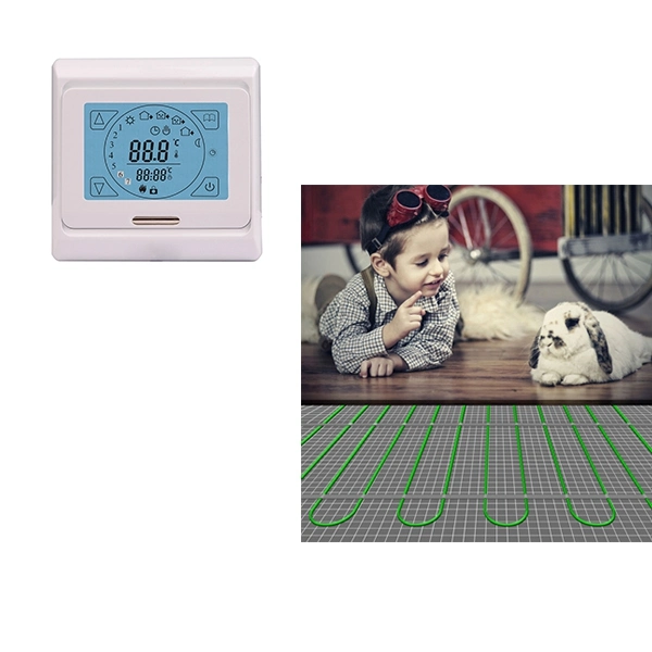 Electric Underfloor Heating Cable North American Heating Cable Tile Heating System Tile Heating Mat with Thermostat