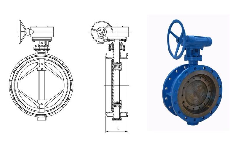 Russia Standard Flanged Butterfly Valve