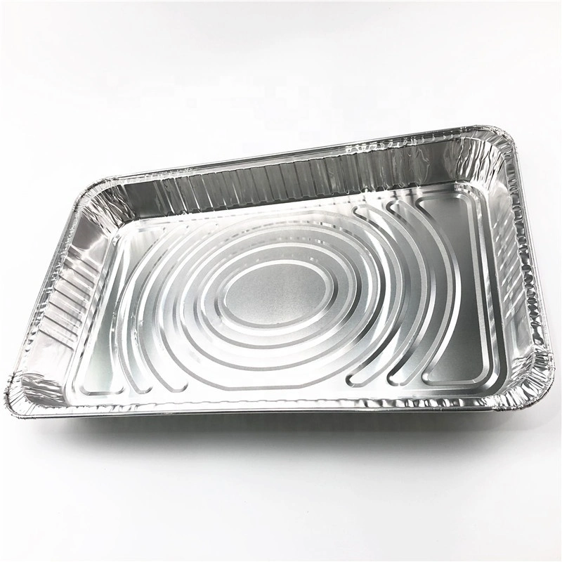 Takeaway Tin Foil Box Disposable Lunch Box Aluminum Foil Meal Box Golden Thickened Round Chafing Dish