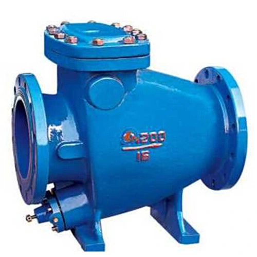Hh4X Pn16 Cast Steel Ductile Iron Non Return Valve Swing Check Valve Counter Weight Check Valve