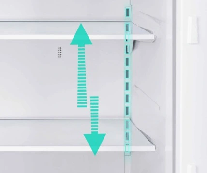Multi-Door Side-by-Side Type Double Door LED Light Refrigerator with Water Dispenser