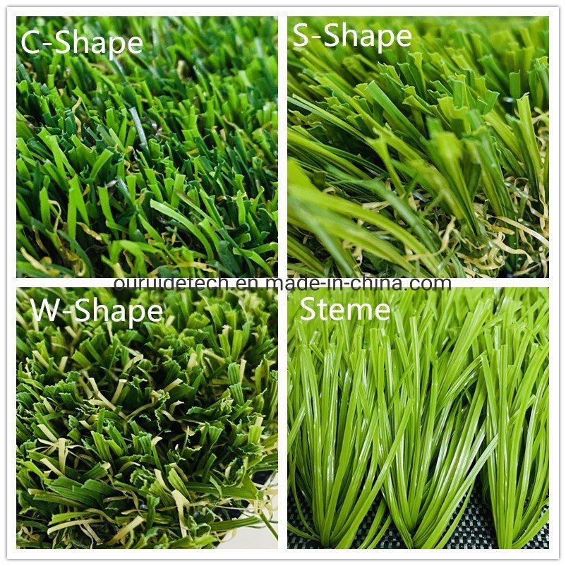 Premium Artificial Turf Rug Non-Toxic Synthetic Fake Grass Mat with Drainage Holes Decorative Plant