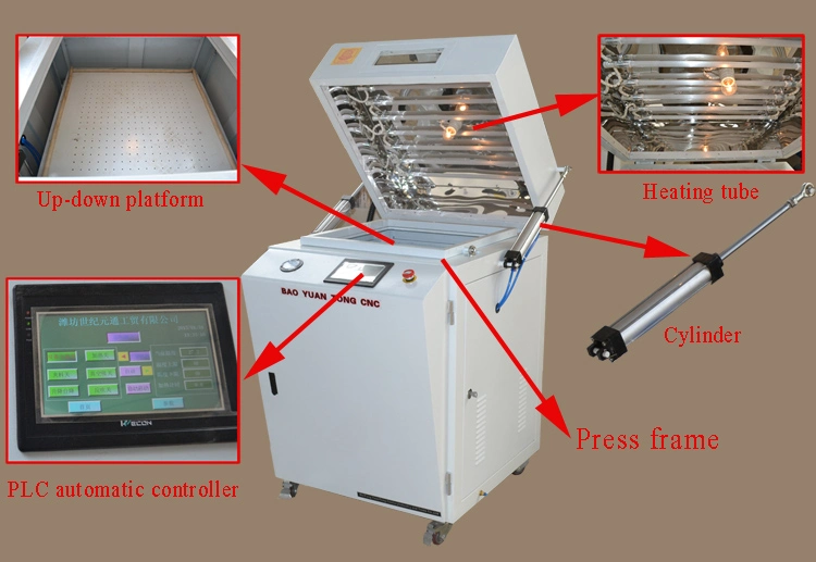 Bsx-1218 Acrylic Vacuum Forming Machine Thermoforming Machine