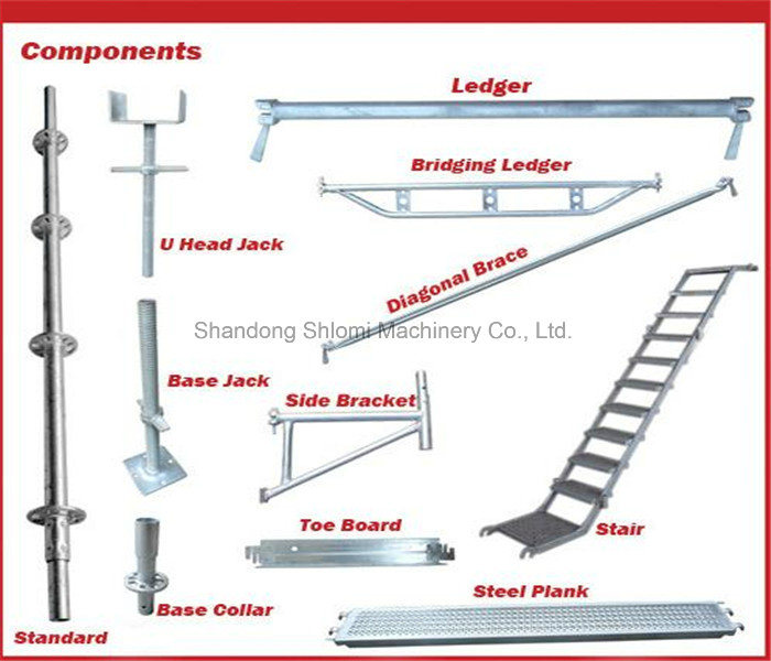 Factory of Hot-Dipped Galvanized Ringlock Scaffolding