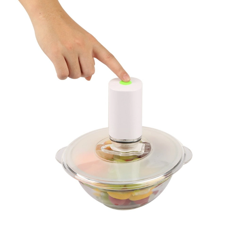 Mini Vacuum Sealer Device to Extend Longer Storage of Vegetable/Fish/Meat/Cheese/Cooked Food