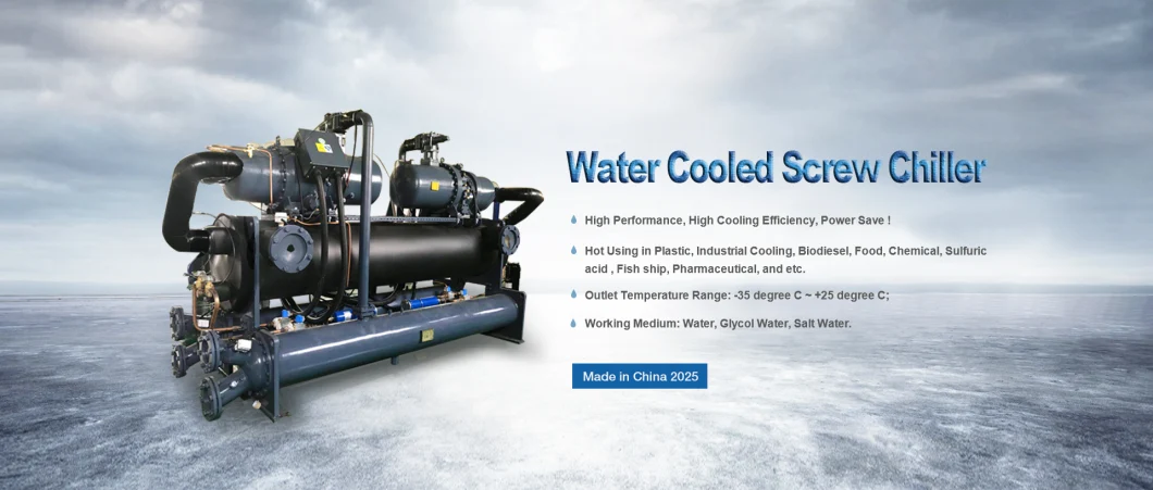 Dairy Farm Fast Speed Cooling Milk Factory Water Cooled Chiller for Milk Processing