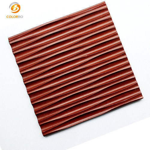 Eco-Friendly Interior Decoration Material Sound Absorption Plate OEM Wall Covering Painting Surface Fireproof Wall Board Waved MDF Acoustic Wall Panel