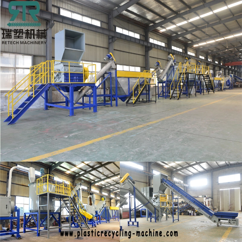 Waste Pet Bottle Recycling Machine Washing Line/Plant by Sorting Crushing Washing and Drying