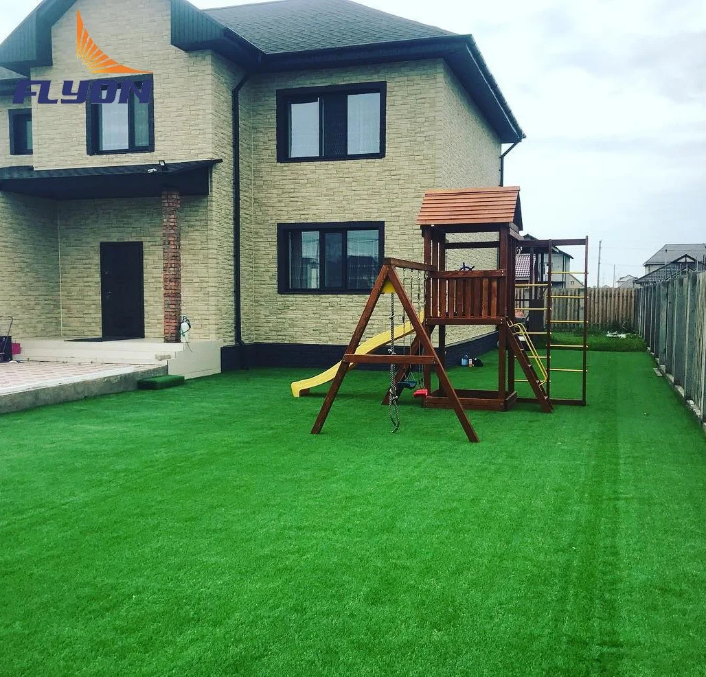 Flyon Cheap Artificial Grass Artificial Green Grass Carpet