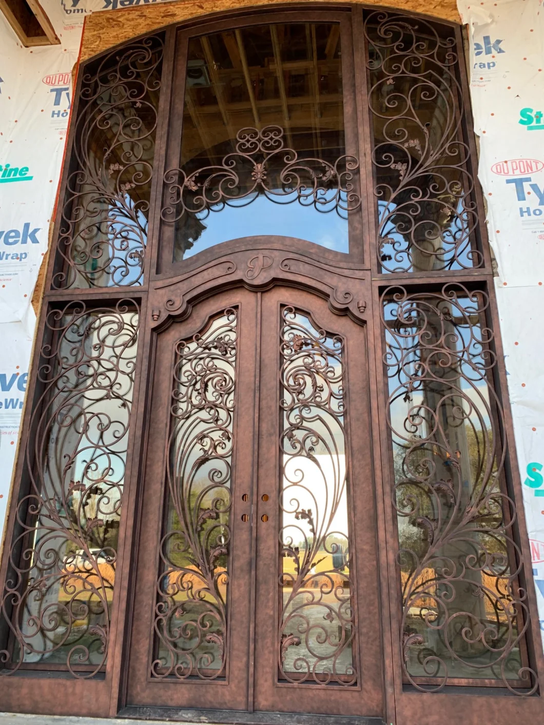 Wrought Iron Entrance Door|Iron Entry Doors|Wrought Iron Front Doors|Custom Iron Doors