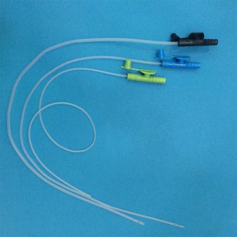 Medical Equipment PVC Disoposable Suction Catheter with Control Valve