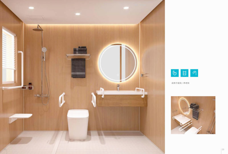 Sally Portable Quality-Assured Quick Installation Prefabricated Bathroom Pods Units