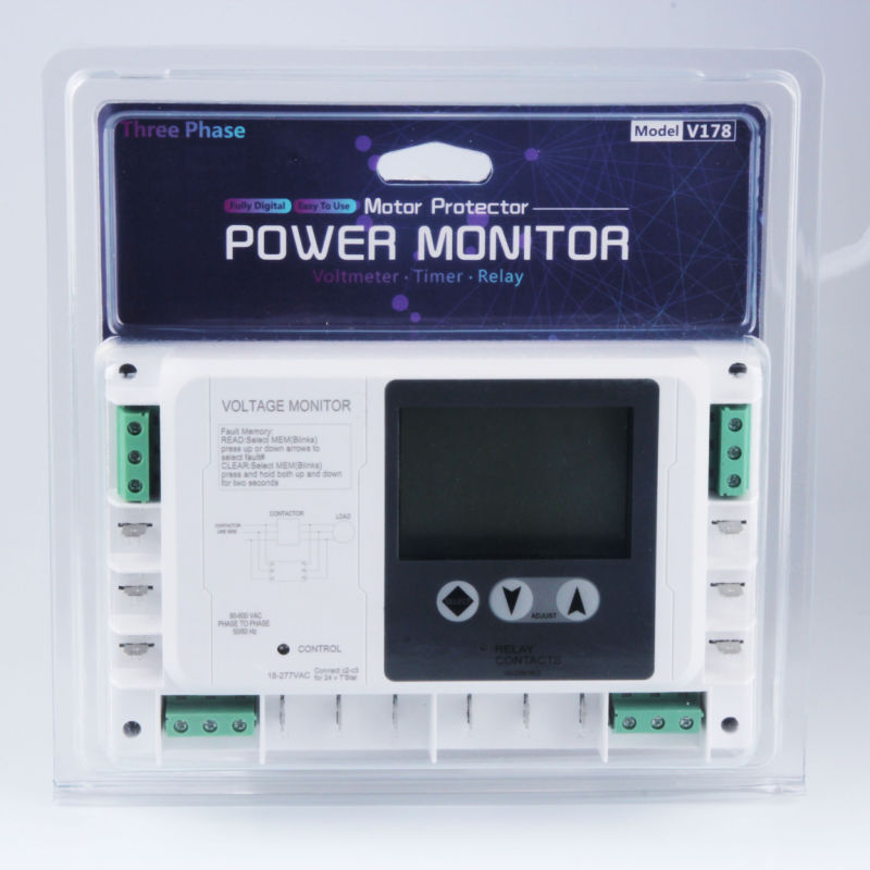 Bx-V178 New Automatic Cup Control Three-Phase Voltage Monitor Protector
