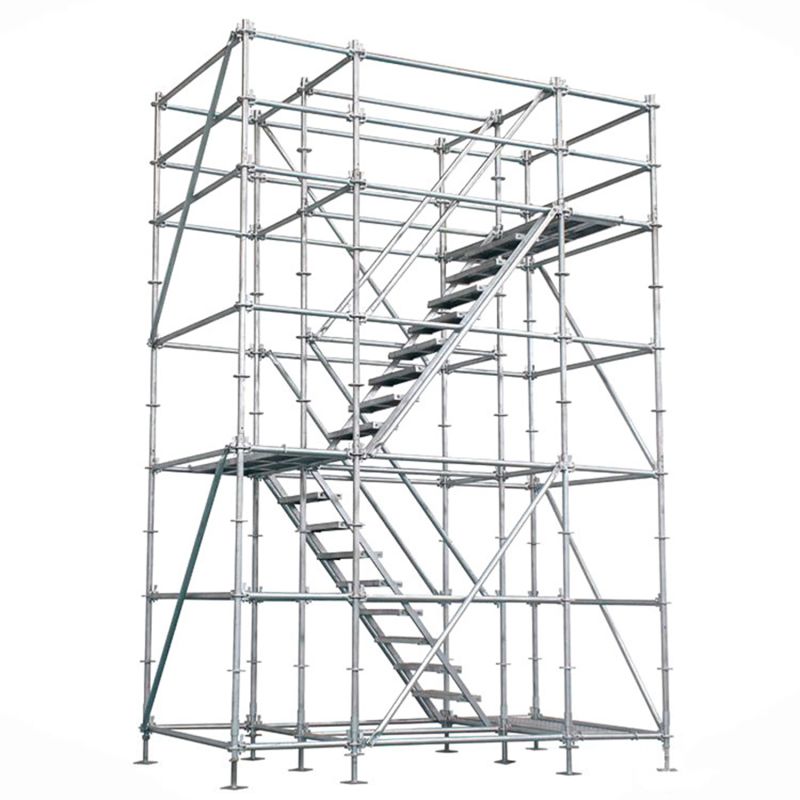 Galvanized Q355 Ringlock Scaffold Tower System Tested by SGS