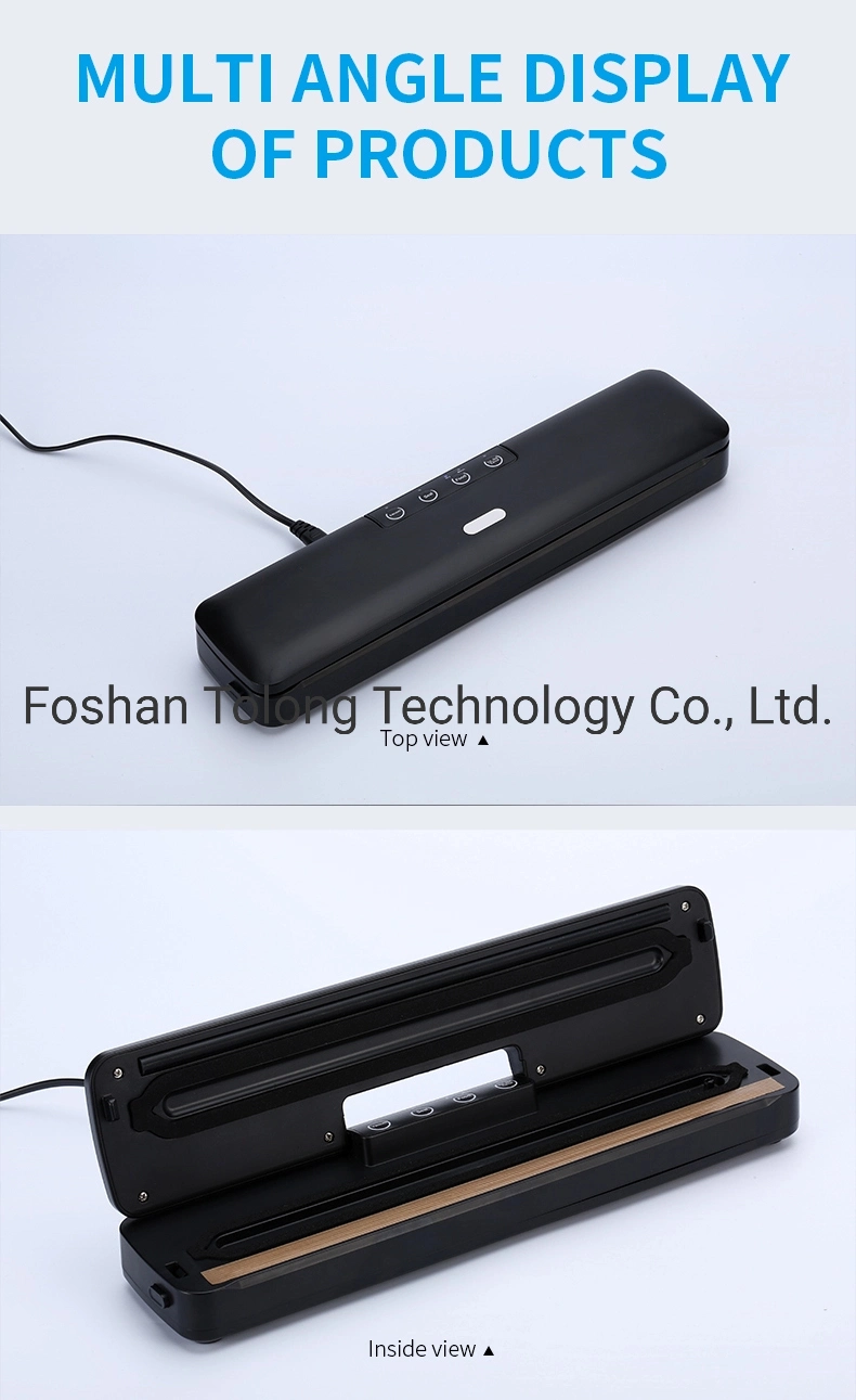 Custom Logo Portable Household Home vacuum Sealer Machine Food Automatic Packing Saver Vacuum Sealer