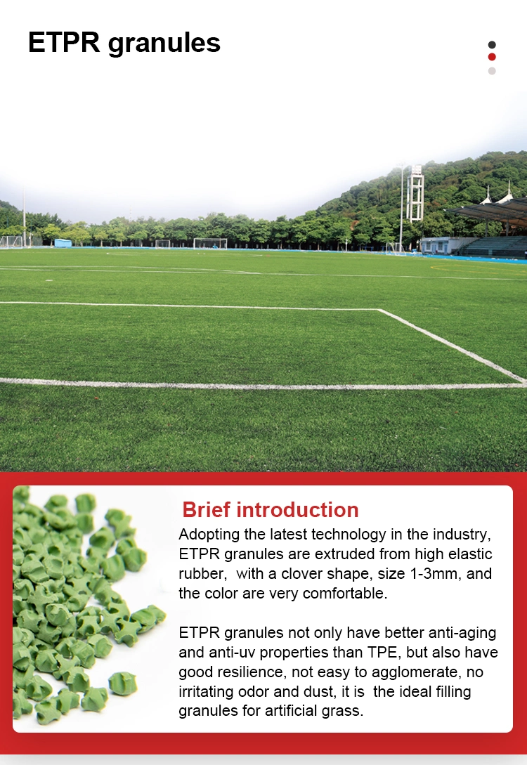Artificial Turf Infill Eco-Friendly Gruanules TPE/Etpr