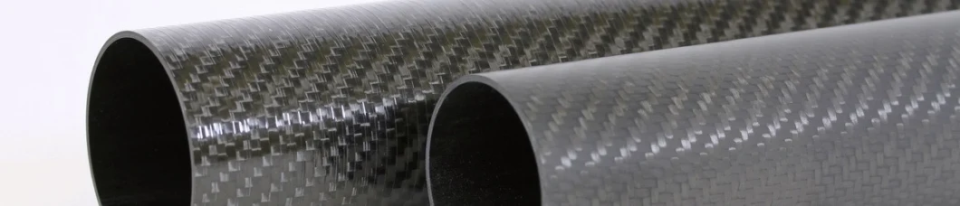 Customized Carbon Fiber Pipe Twill Glossy 128mm ID 130mm Od 163mm Length for Car Vacuum Cleaner