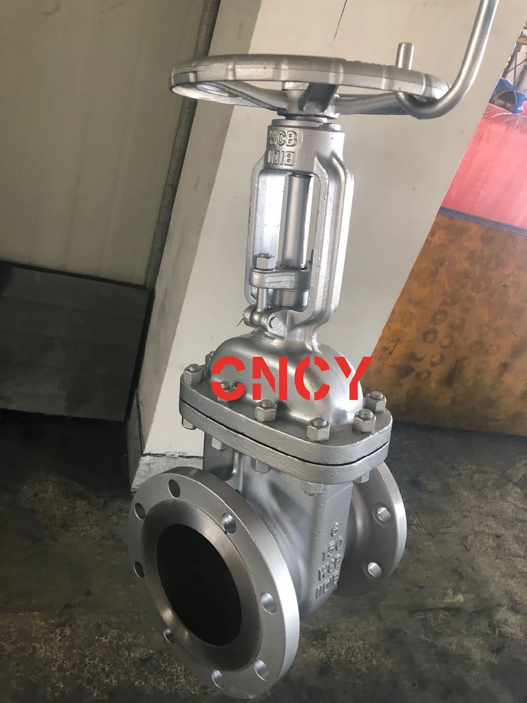 API Cast Steel Rising Stem Bevel Operation Gate Valve Industrial Valve Flange Valve