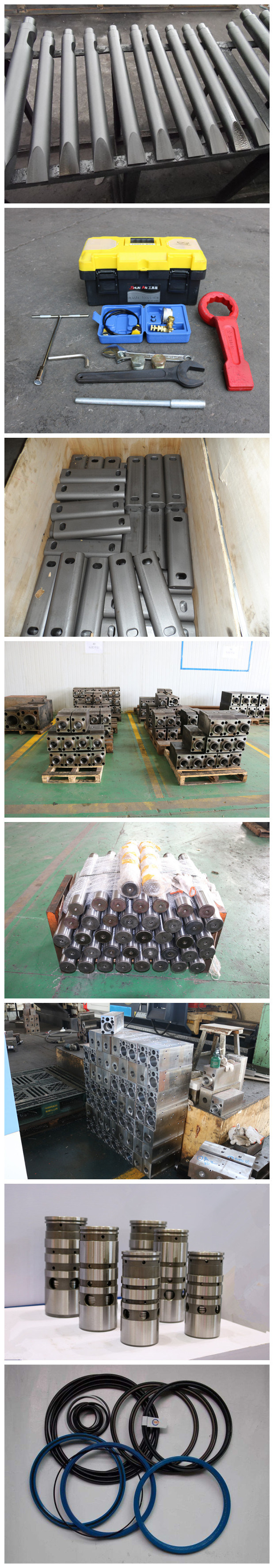 Hydraulic Breaker Spare Parts Seal Kits Control Valve for Sale