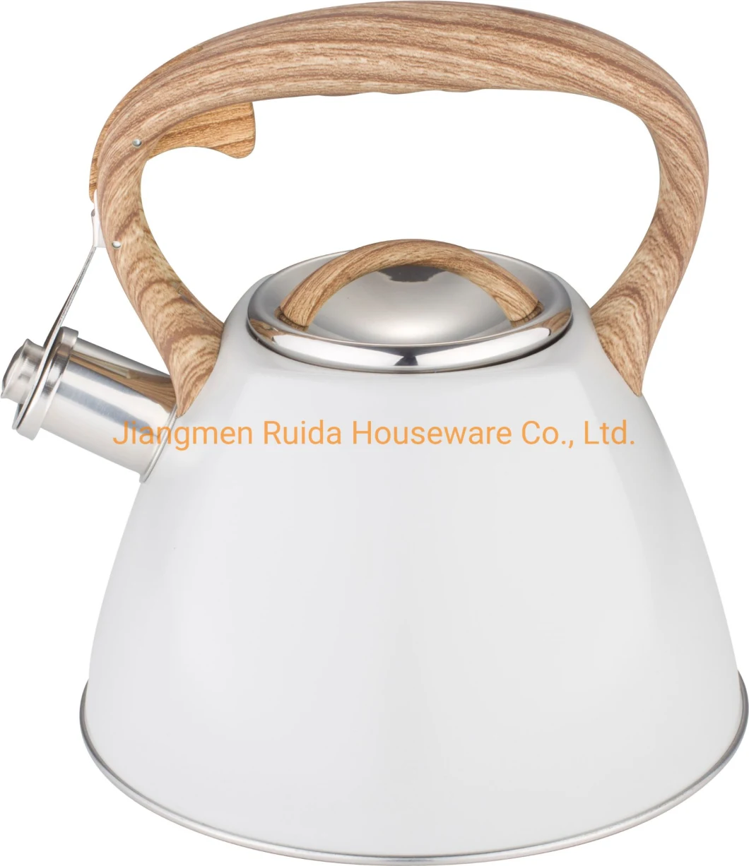 3 Litre Color Painting Stainless Steel Whistling Coffee Tea Water Kettle with Heat Resistant Handle