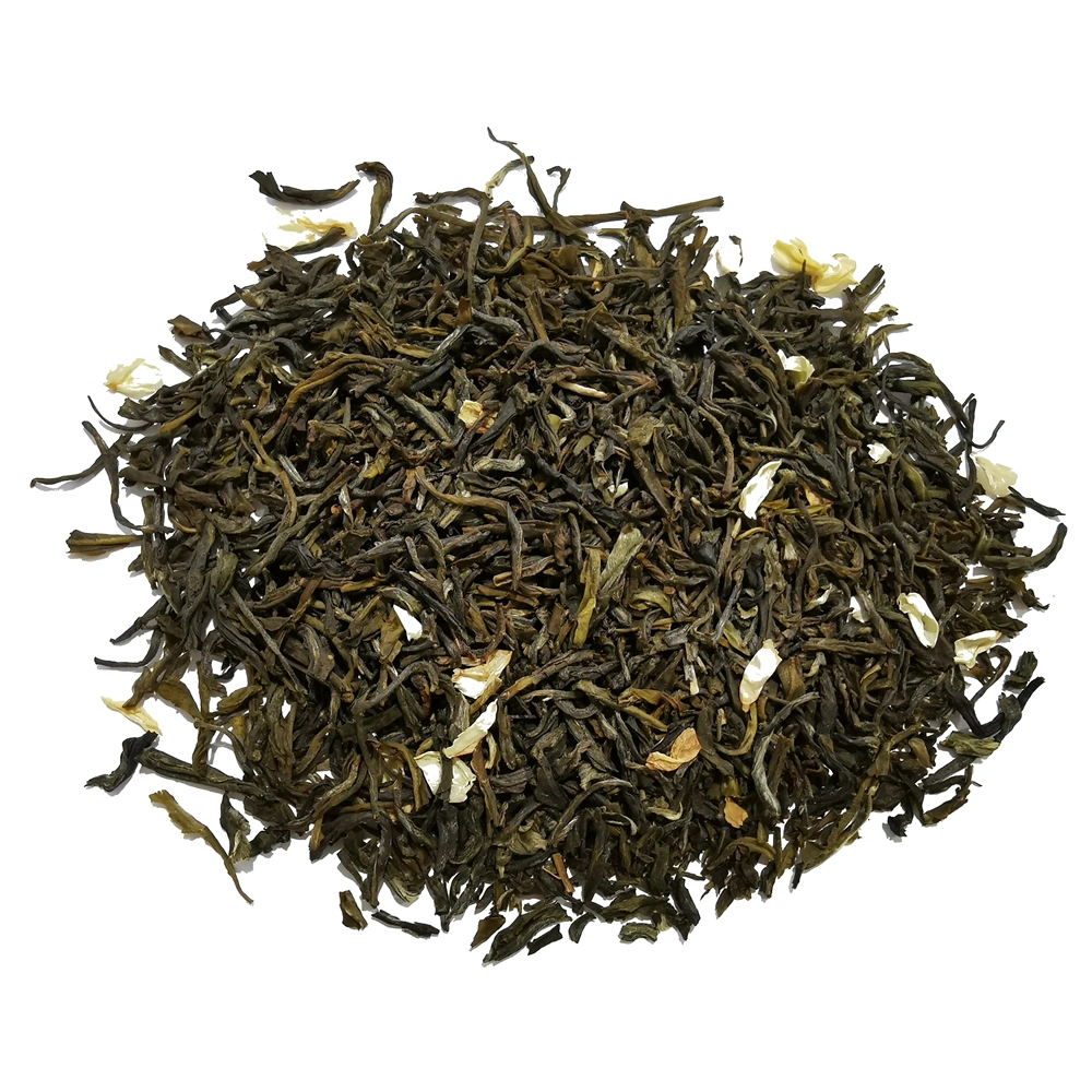 Jasmine Green Herbal Tea Immune Support, Caffeinated, Floral Aroma & Taste