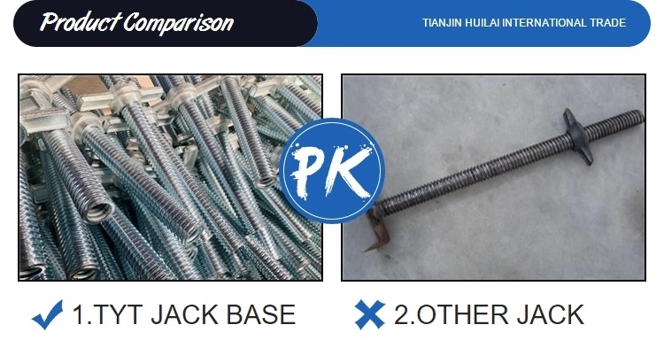 Screw for Building Used Scaffolding Solid Base Jack