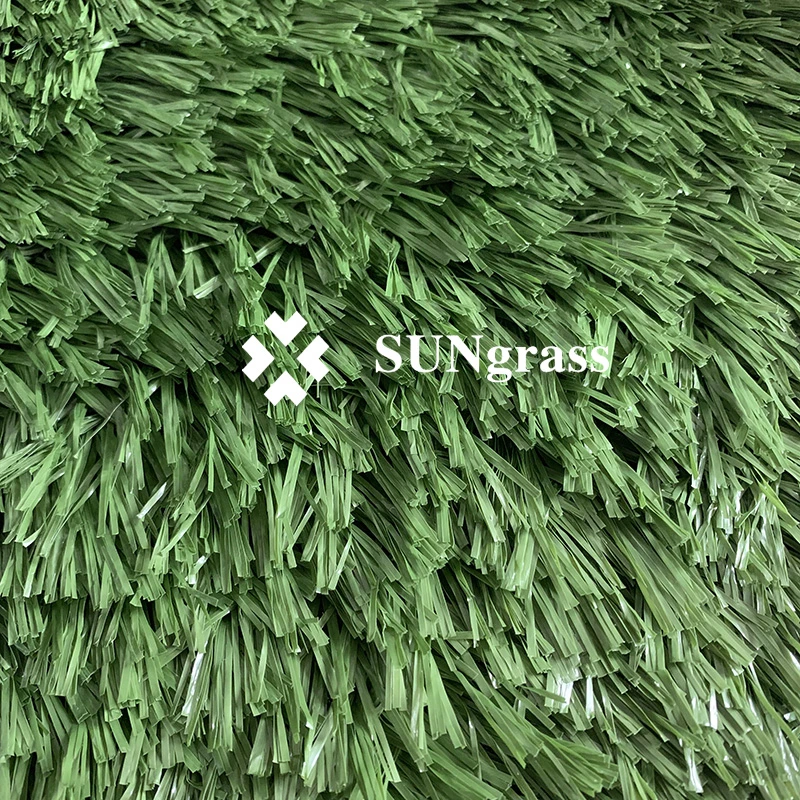 50mm 8800dtex Artificial Synthetic Grass Thiolon Yarn Olive Green Grass for Football Pitch