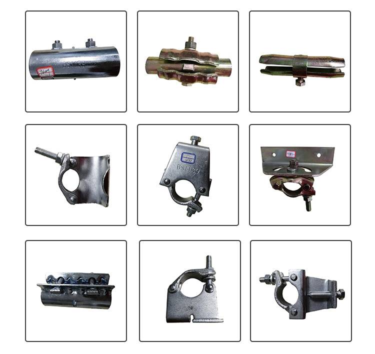 Scaffolding Parts Name Different Types Swivel Scaffold Clamps for Sale