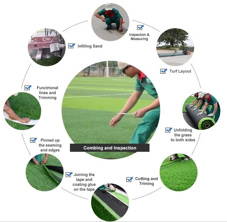 100% New Synthetic Soft Turf Football Artificial Grass Synthetic Grass