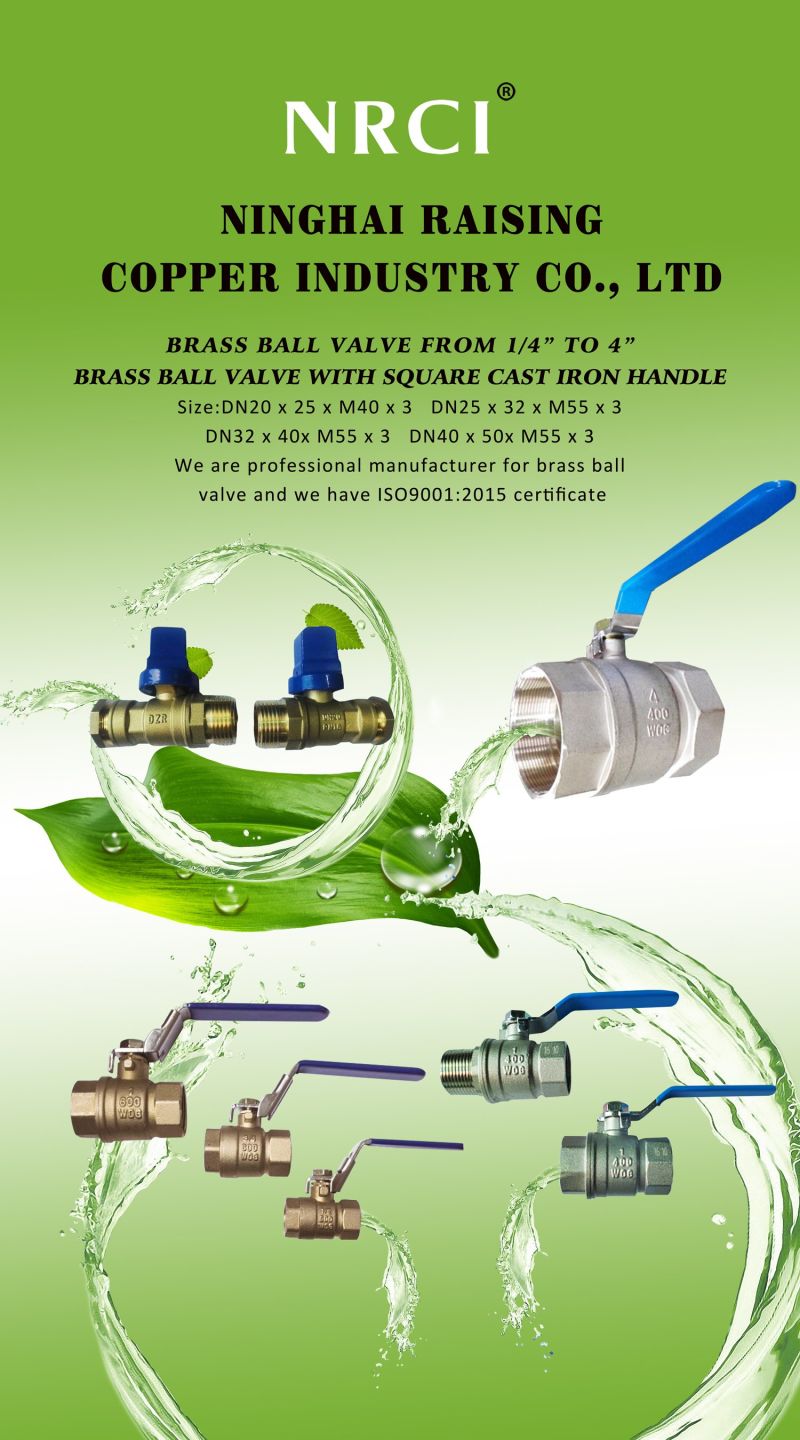 Lockable Ball Valve for Water Meter with Swivel Nut