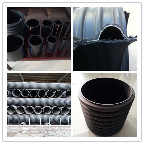 China Manufacturer Double Wall (PE) Corrugated Pipe with Steel Reinforced for Drain