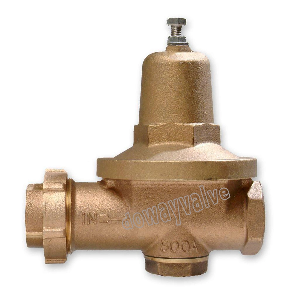 Brass Relief Control Water Pressure Reducing Valve Oil Filled Pressure Gauge