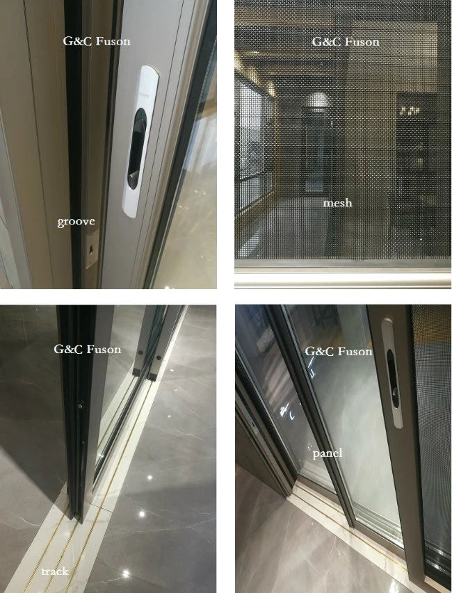 Aluminium Profile Sliding Door, Glass Door, Temperer Glass Door