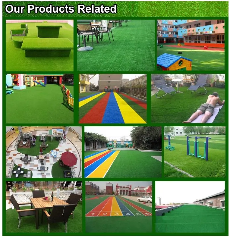 15mm Green Artificial Grass for Landscaping Sports Flooring Tennis