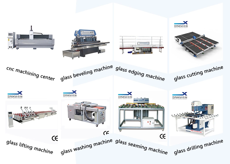 Customized 7 Spindle Flat Glass Straight Line Beveling Machine Zxm-LC241