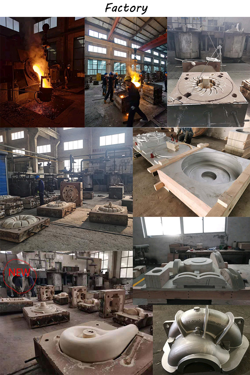 OEM Aluminum Alloy Gravity/Green Sand Casting with Grey/Ductile Iron