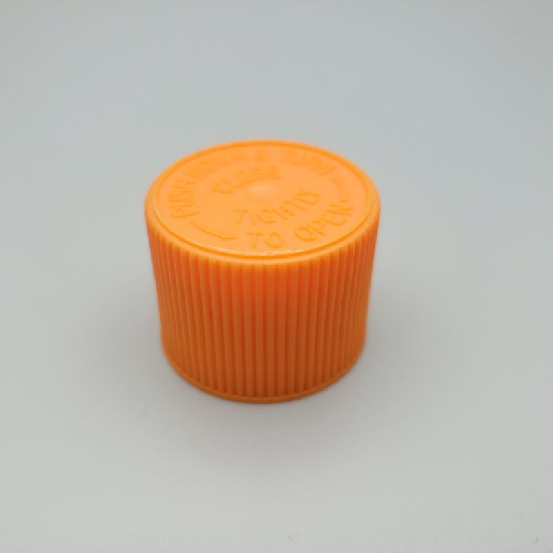 28mm Plastic Normal Screw Cap with PE Liner Plastic Bottle Cap with Ribbed